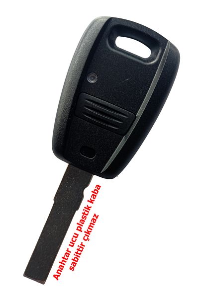 Kasey Fiat Doblo Punto Albea - Single Button Switch and Control Cup, Auto Keychain Sip22 with End Logo