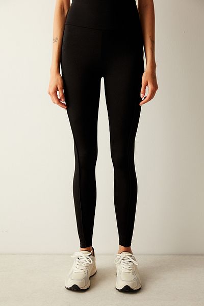 Penti Black High Waist Shiny Ankle Length Tights
