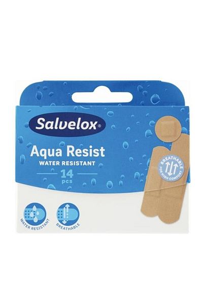 Salvelox Aqua Resist Wound Band 14 Pieces
