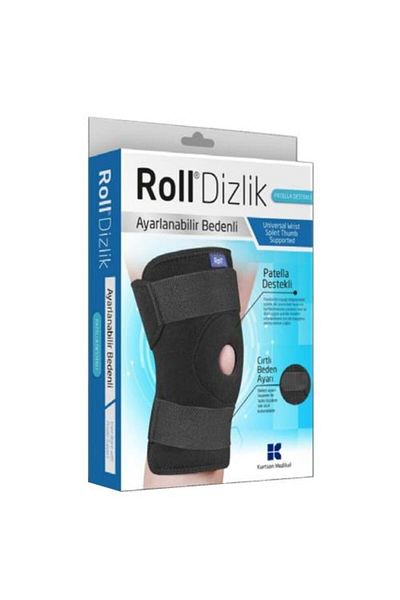 Roll Free Size Knee Pads - Patella Supported
