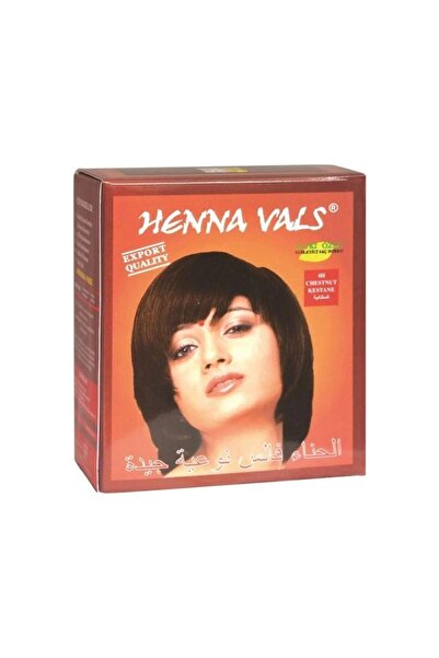 henna vals Saç Kınası 10 gr x 6 lı Paket - Kestane