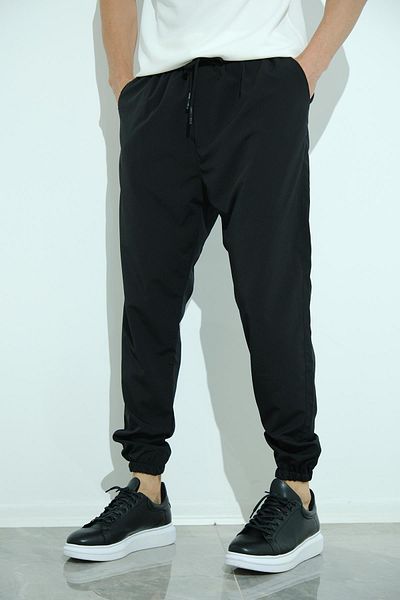 Oksit Men's Jogger Sweatpants - Bl 2131, Court, Parachute Elastic Leg