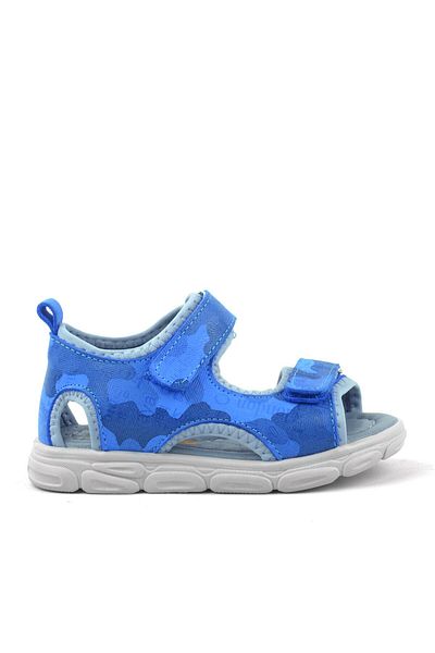 Rakerplus Wisps Genuine Leather Blue Camouflage Baby Sandals