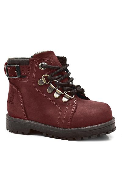 Rakerplus Griffon Genuine Leather Claret Red Baby Boots