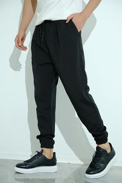 Oksit Men's Jogger Sweatpants - Bl 2131, Court, Parachute Elastic Leg