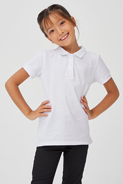 Penti Tricou organic cu gât polo pentru copii