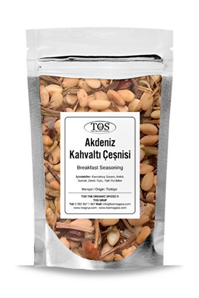 TOS The Organic Spices Akdeniz Kahvaltı Çeşnisi 100 gr Mediterranean Breakfas...