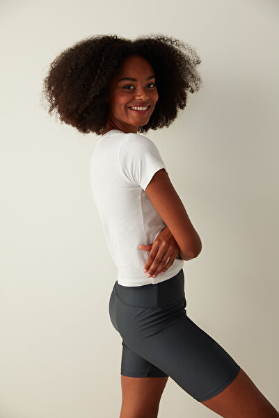 Penti Anthracite Shiny Biker Tights