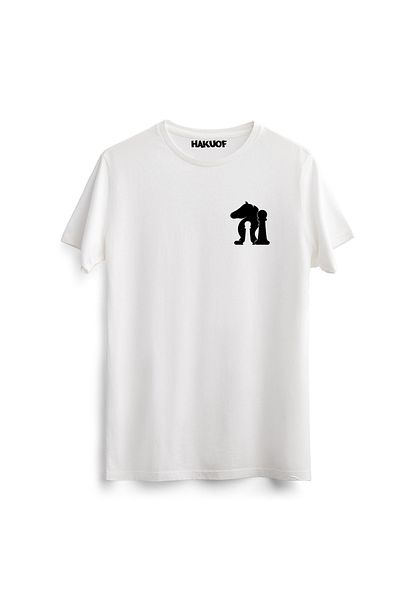 hakuof Unisex Βαμβακερό T-Shirt υψηλής ποιότητας - Chess Printed Chess