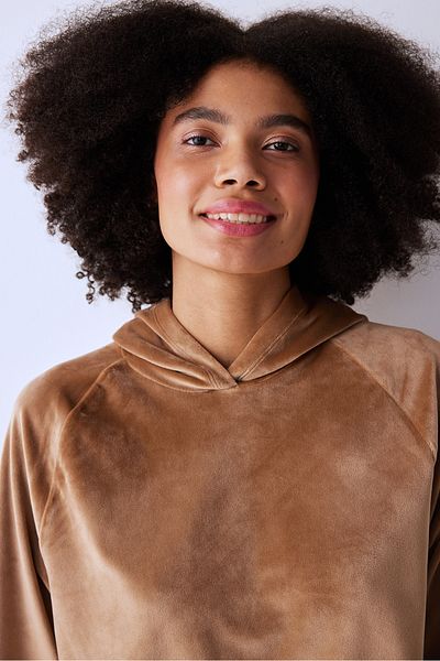 Penti Ανοιχτό καφέ Soft Velvet Active Hoodie