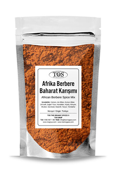 TOS The Organic Spices Afrika Berbere Baharat Karışımı 100 gr African Berbere...