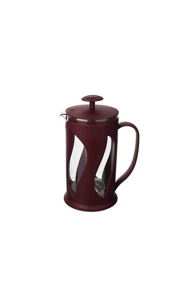 Myend 500 ml Çay Kahve Demleme Press'i, French Press, Paslanmaz Süzgeç French Press Kırmızı