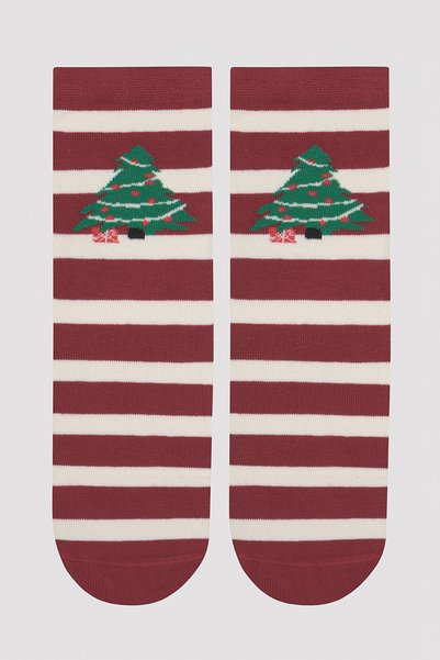 Penti New Year Sweet Cookie Claret Red 2-Piece Socks