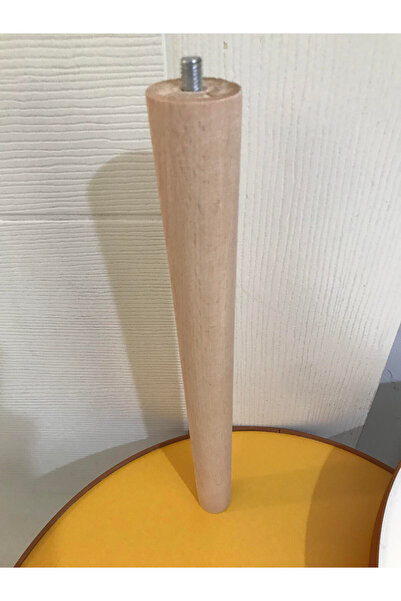 damila 12 Adet 30cm Ahşap (HAM) Konik Zigon Sehpa Ayağı