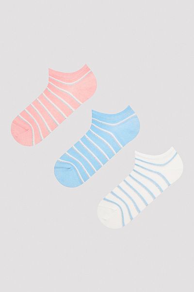 Penti Silvery Line - Set of 3 Booties Socks