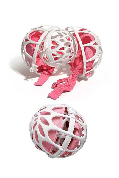 MR RZN STORE 3 Pieces Plastic Bra Protective Washing Balls
