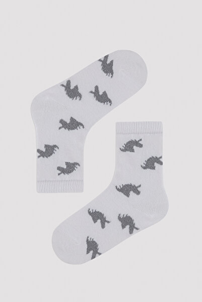 Penti Kız Çocuk Parıltı Detaylı Dark Unicorn 3 lü Soket Çorap