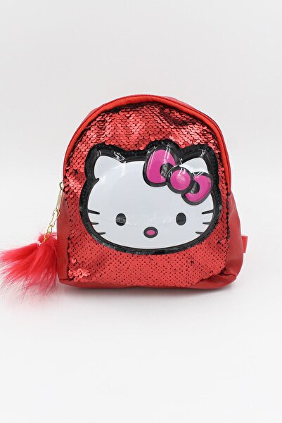 Chantaky 039 3005 Hello Kitty Kedicikli Payetli Işıklı Sırt Çantası