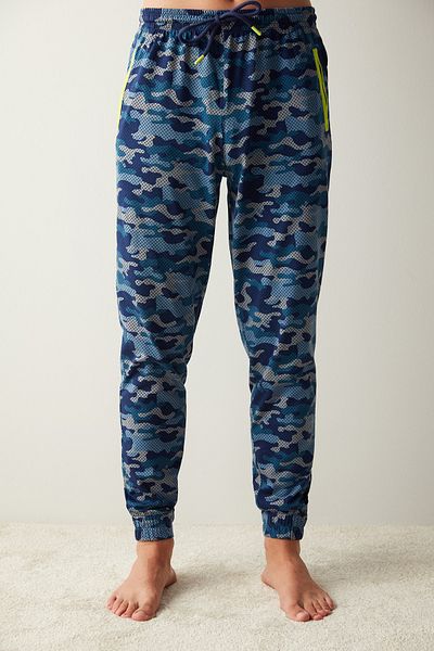 Penti Ανδρικές πυτζάμες Camos Navy Blue Bottoms