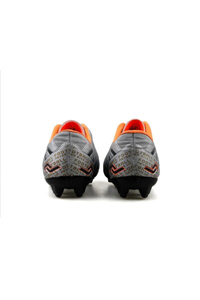 Jump Gray Smoked Orange Turf Astroturf Football Shoes