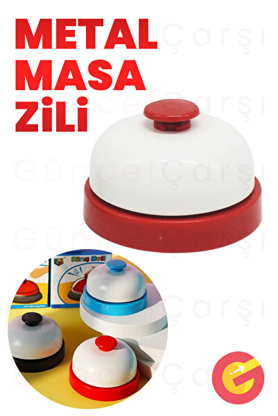 GüncelÇarşı Metal Otel Resepsiyon Restoran Masa Zili Çanı