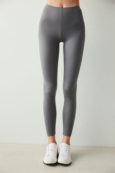 Penti Gray Slim Leg High Waist Tights with Slimming Effect
