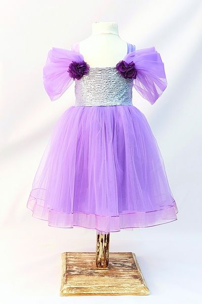 LULLY KİDS Girl's Birthday and Party Dress / Long Girl's Dress