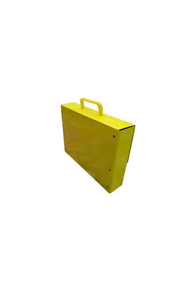 Noki Neon Yellow 23X32 cm Handle Box Folder
