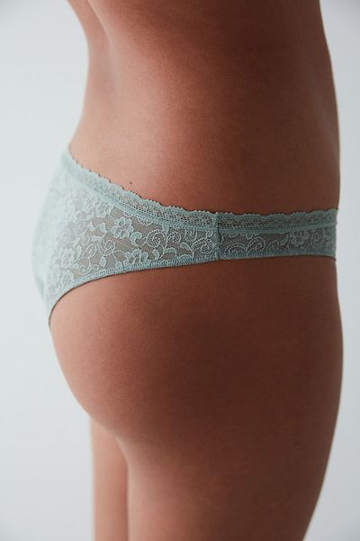 Penti Πράσινο βραζιλιάνικο εσώρουχο Easy Lace V Cut