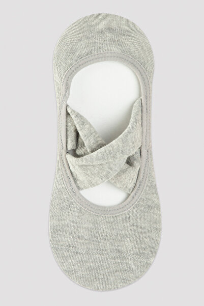 Penti Светлосиви плетени балеринки чорапи