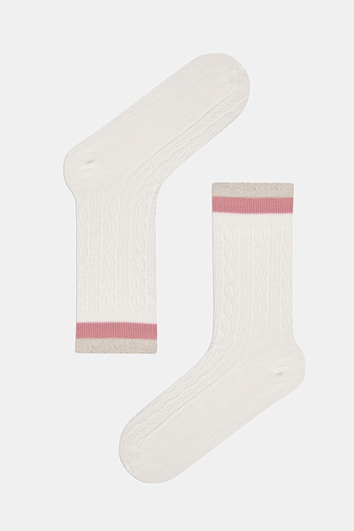 Penti Jacquard Shiny Line 2-Piece Socks