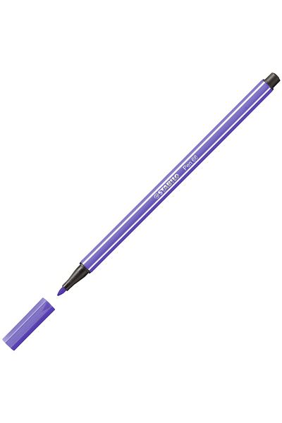 Stabilo 1 mm Purple Felt Tip Crayons - 68/55