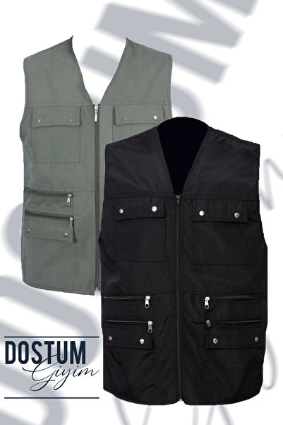 gambia outdoors Men's Hunter Vest - Multi-Pocket, Large Size, Comfortable Sum...