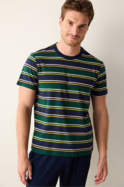 Penti Többszínű, sötét csíkos nadrág és pizsama szett