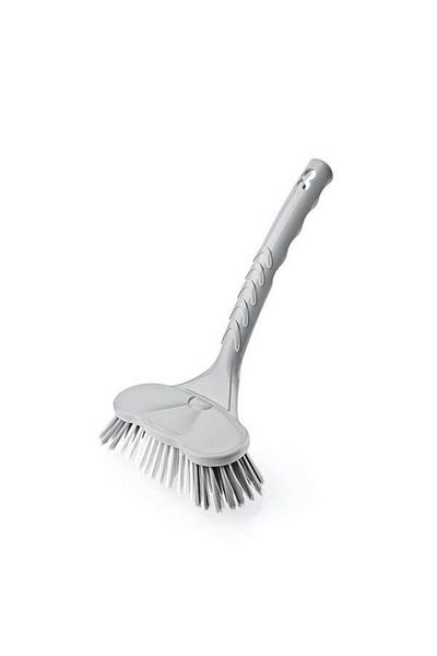 Myend Gray Tile Bathtub and Sink Cleaning Brush - Multi-Purpose Bathroom Brush