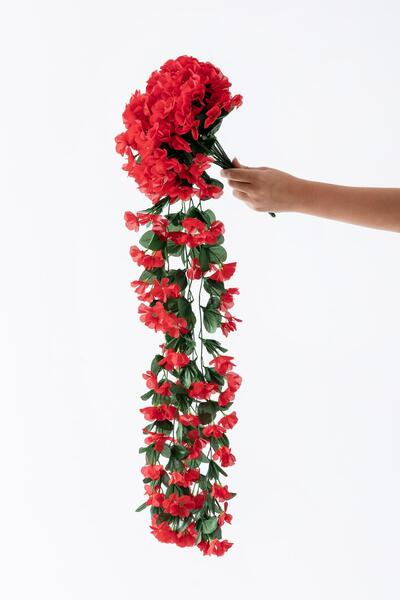 Güleç Yapay Çiçek Yapay Çiçek Sarkan Begonvil Çiçeği 75 cm 22 Dal