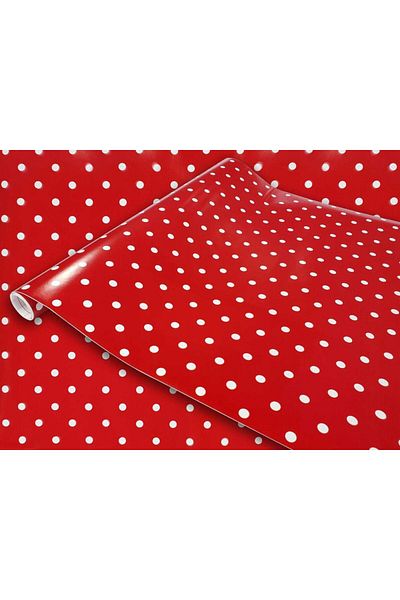 d-c-fix 346-0627 Red Polka Dot Self-Adhesive Foil (45CM X 2MT)
