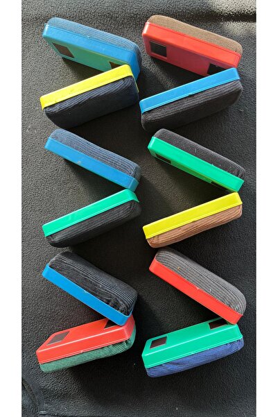 TutturX 12 Adet Beyaz Yazı Tahta Silgisi Mıknatıslı Kaliteli