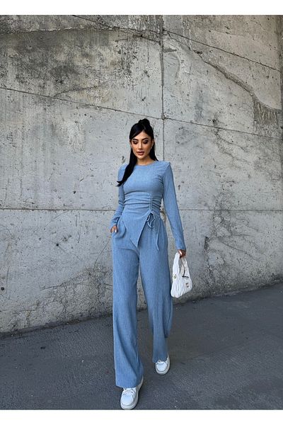 Ekim Store Set de pantaloni bluză cu mâneci lungi