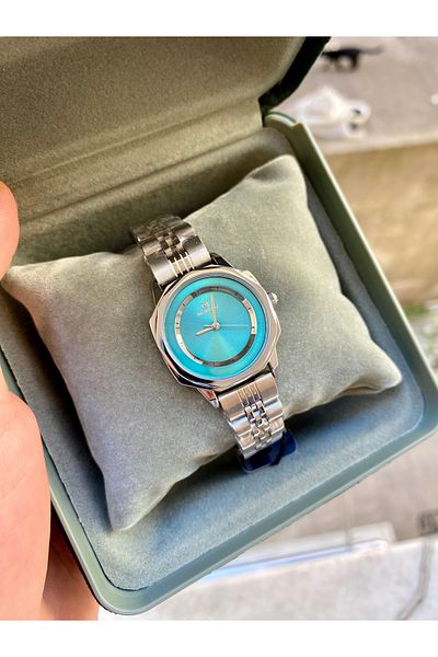 Reward Original Silver Color Turquoise Dial Waterproof Women's Wristwatch