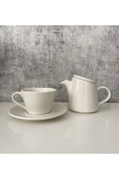 arı çini seramik Herbal Tea and Cup Set - with Porcelain Teapot