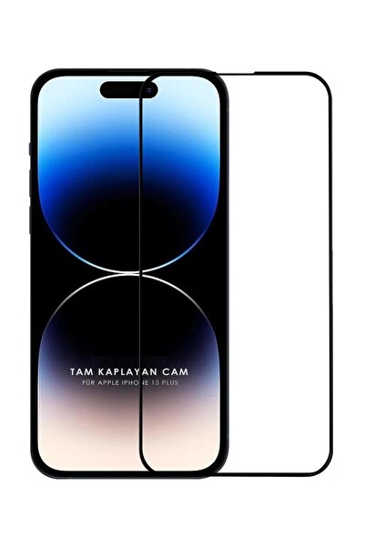 Evax (Guard Tam) iPhone 15 Plus Compatible Full Covering Guard Series Glass S...