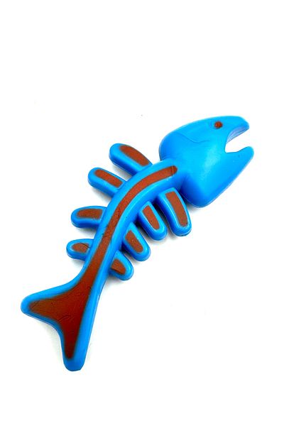 Tasma Market 12cm Fish Model Teeth Scratching Dog Toy