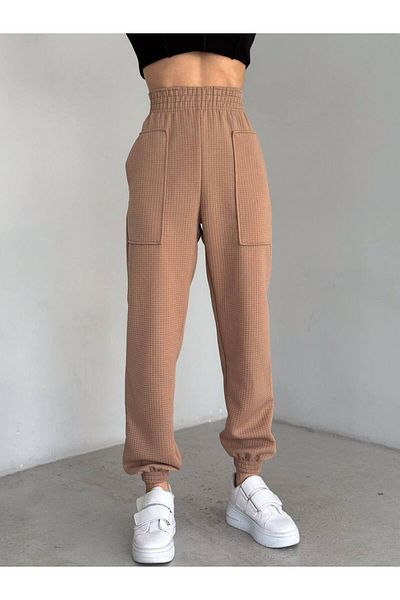 Noa Noa Φούτερ Jogger από ύφασμα Waffel