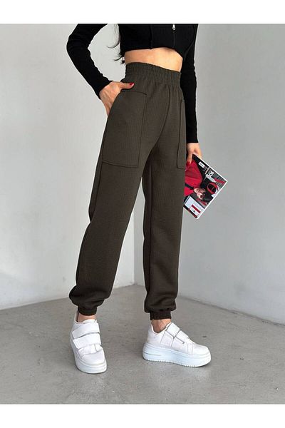 Noa Noa Φούτερ Jogger από ύφασμα Waffel
