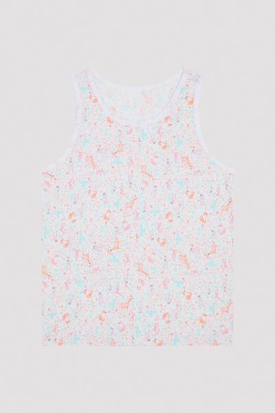 Penti Multicolored Girl's Patterned 2-Piece Undershirt