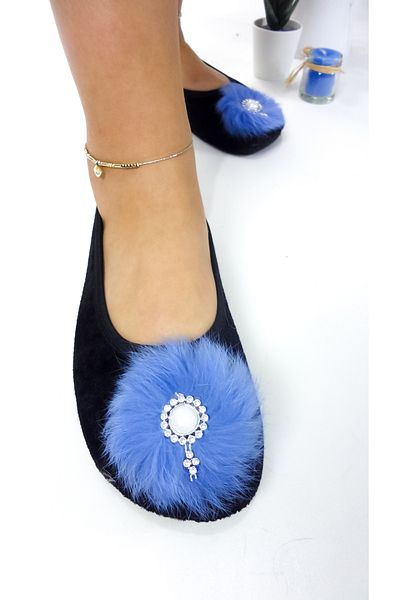 CEYDA SHOES Balerini din catifea cu ornamente pentru uz zilnic - cadou, papuci, papuci și spectacol Kitty