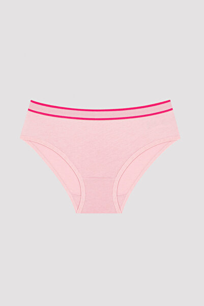 Penti Çok Renkli Kız Çocuk Beli Lastikli 3'lü Külot