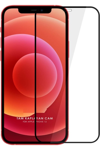 Evax (6D TAM) Iphone 12 Uyumlu 6d Tam Kaplayan Esd Anti-statik 6d Hd 9h Tempe...