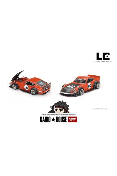 mini gt 1/64 Nissan Fairlady Z Kaido GT 'ORANGE BANG' Larry Chen V1 KHMG100